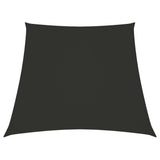 Voile de parasol Tissu Oxford trapèze 3/5x4 m Anthracite