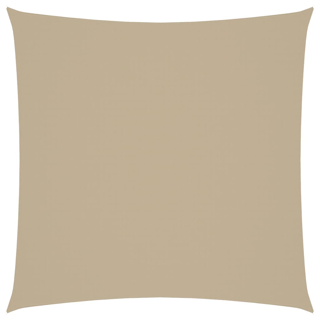 Voile de parasol tissu oxford carré 3x3 m beige