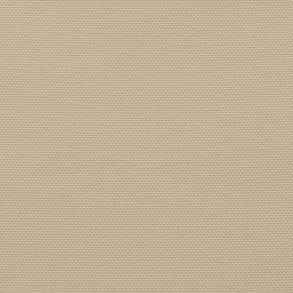 Voile de parasol tissu oxford carré 3x3 m beige