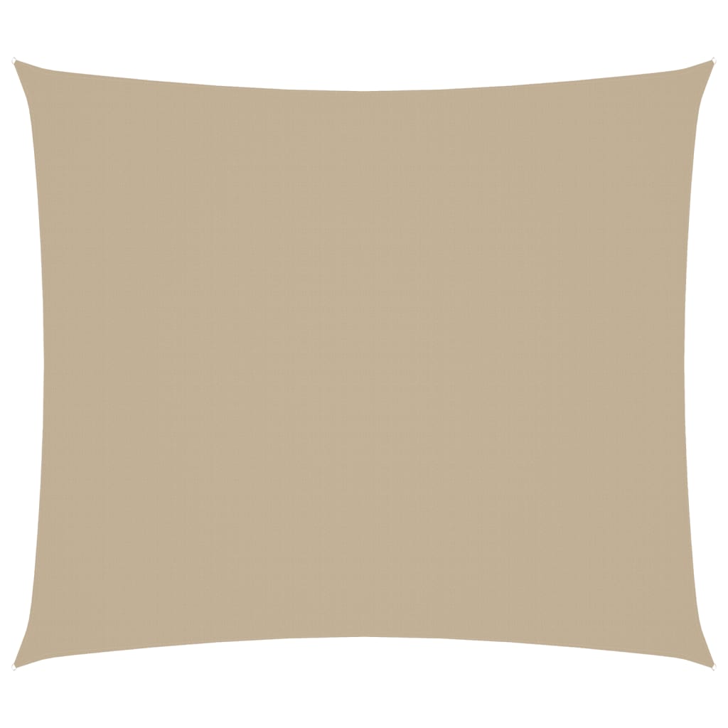 Voile de parasol tissu oxford rectangulaire 2,5x3 m beige