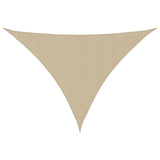 Voile de parasol tissu oxford triangulaire 3x3x4,24 m beige