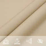 Voile de parasol tissu oxford triangulaire 3x3x4,24 m beige