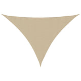 Voile de parasol tissu oxford triangulaire 4x4x5,8 m beige