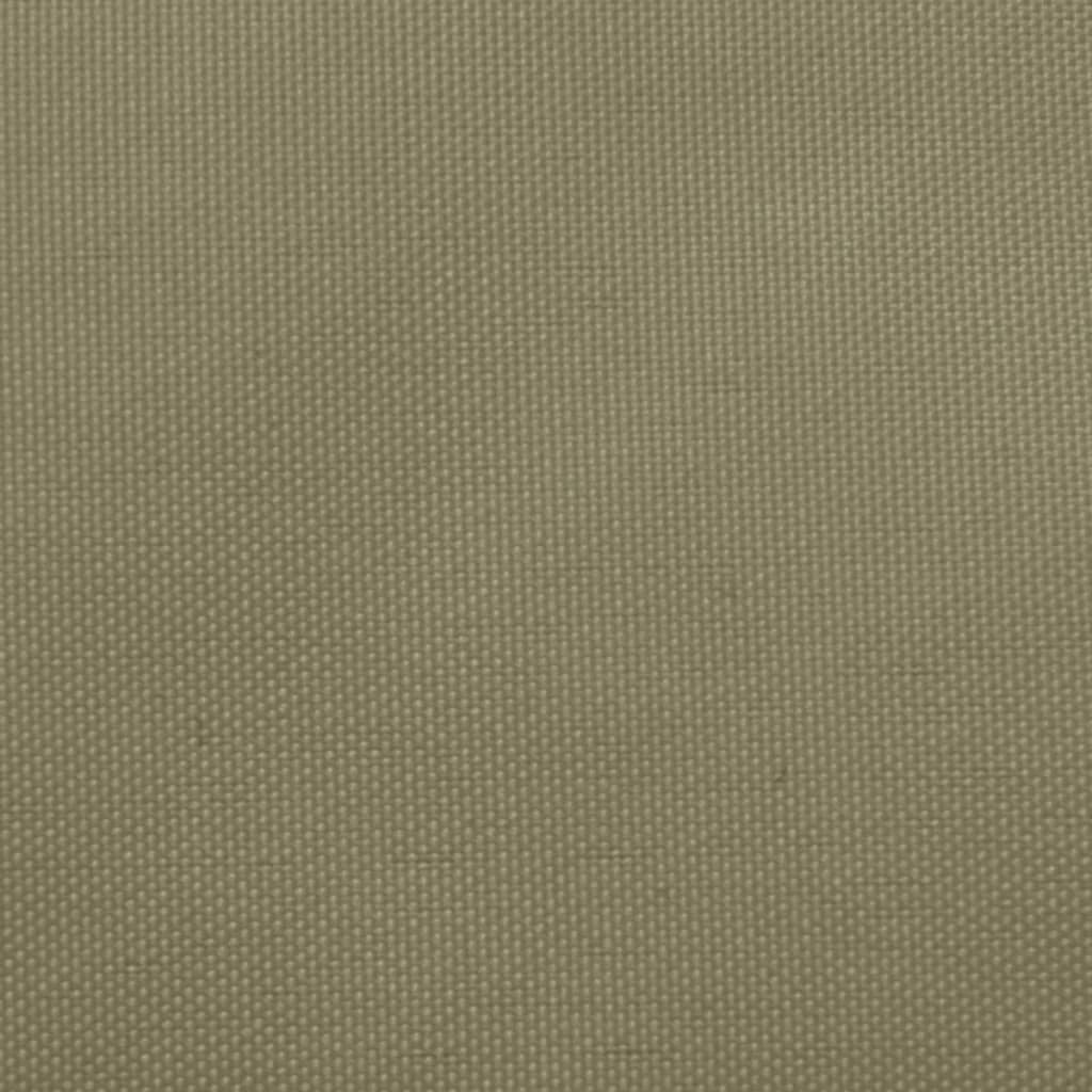 Voile de parasol Tissu Oxford trapèze 2/4x3 m Beige