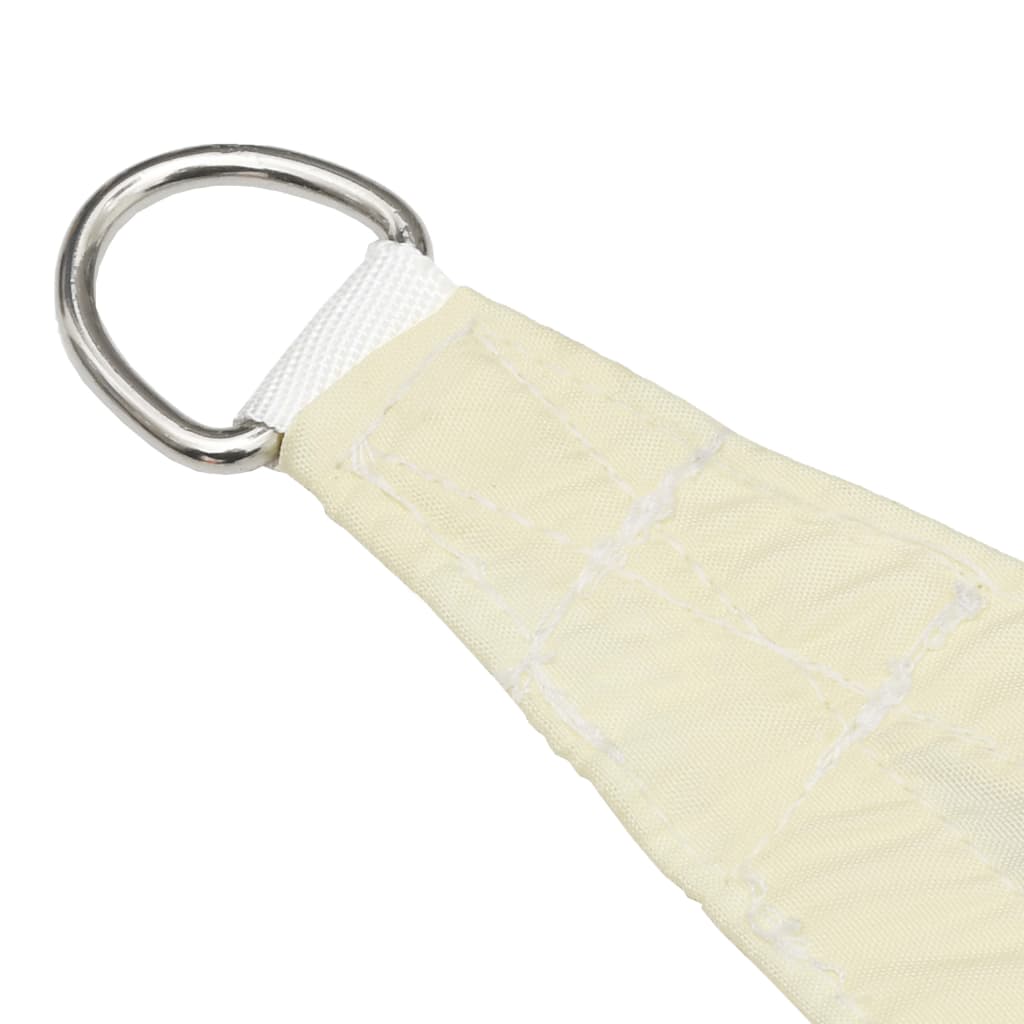 Voile de parasol Tissu Oxford trapèze 3/4x3 m Crème