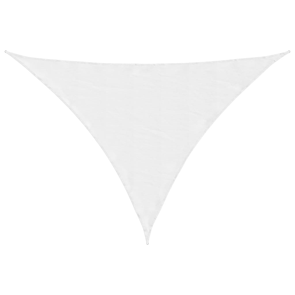 Voile de parasol tissu oxford triangulaire 3x3x4,24 m blanc