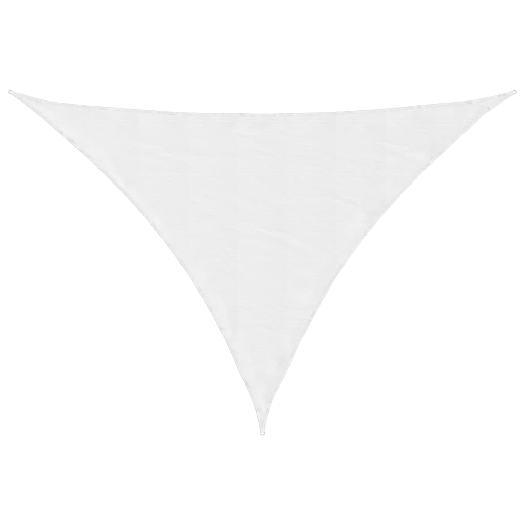 Voile de parasol tissu oxford triangulaire 3x4x4 m blanc