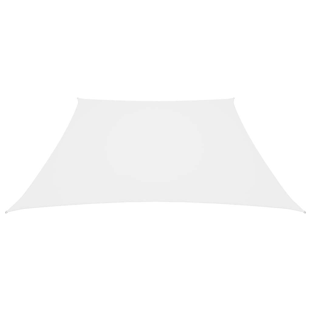 Voile de parasol Tissu Oxford trapèze 3/4x3 m Blanc