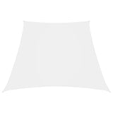 Voile de parasol Tissu Oxford trapèze 3/5x4 m Blanc