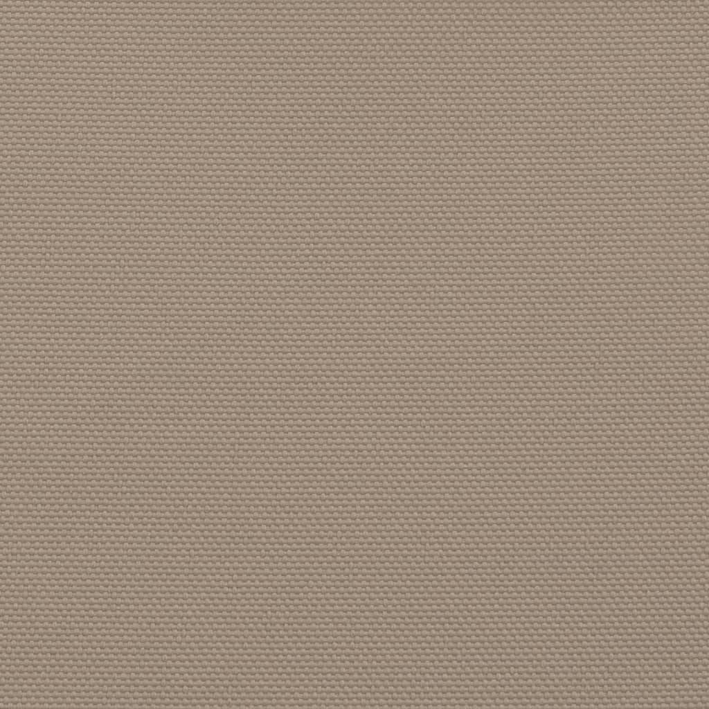 Voile de parasol tissu oxford carré 3x3 m taupe