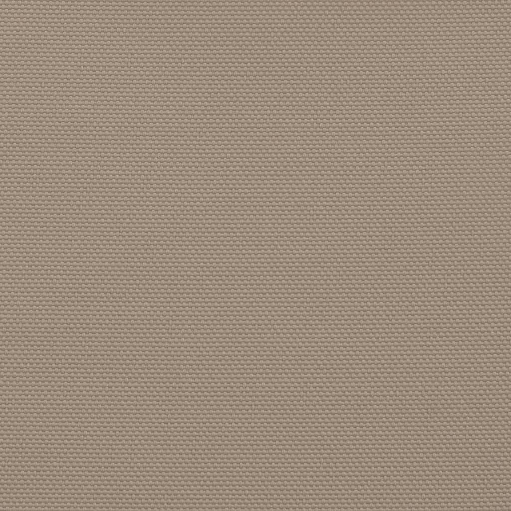 Voile de parasol tissu oxford carré 4x4 m taupe