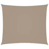 Voile de parasol tissu oxford rectangulaire 2x2,5 m taupe