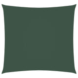 Voile de parasol tissu oxford carré 2x2 m vert foncé