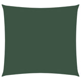 Voile de parasol tissu oxford carré 4,5x4,5 m vert foncé