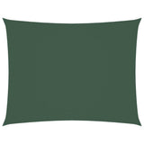 Voile de parasol tissu oxford rectangulaire 3x4 m vert foncé