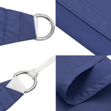 Voile de parasol tissu oxford carré 2,5x2,5 m bleu