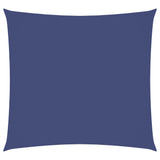 Voile de parasol tissu oxford carré 5x5 m bleu