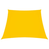 Voile de parasol Tissu Oxford trapèze 2/4x3 m Jaune