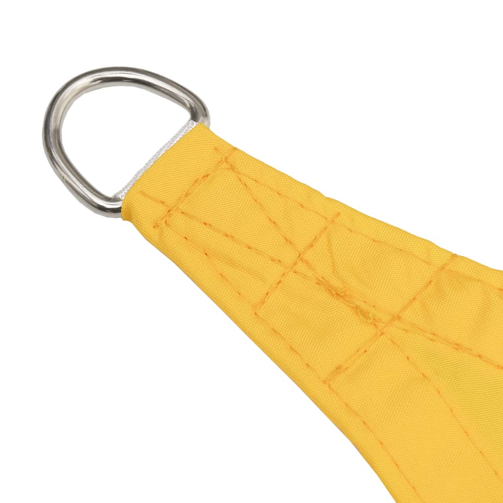 Voile de parasol Tissu Oxford trapèze 2/4x3 m Jaune