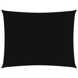 Voile de parasol tissu oxford rectangulaire 3x6 m noir