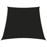 Voile de parasol Tissu Oxford trapèze 4/5x4 m Noir