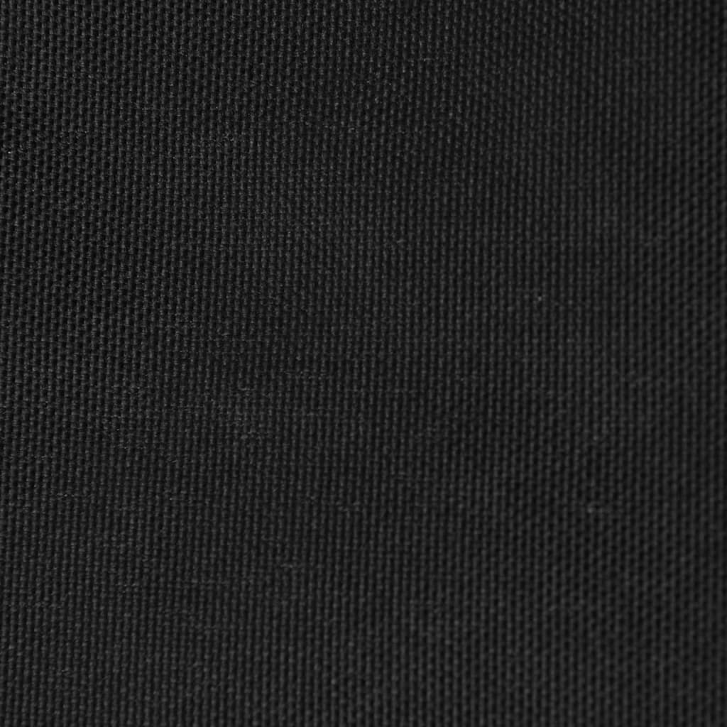 Voile de parasol Tissu Oxford trapèze 4/5x4 m Noir