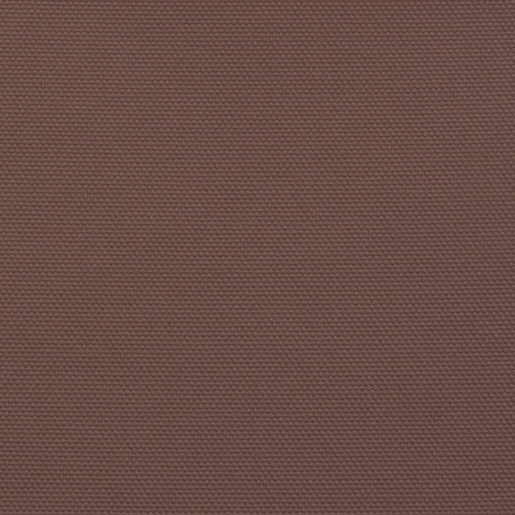 Voile de parasol tissu oxford carré 4x4 m marron