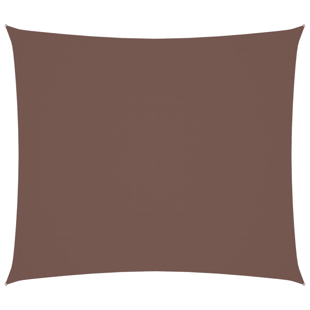 Voile de parasol tissu oxford rectangulaire 2x2,5 m marron