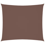 Voile de parasol tissu oxford rectangulaire 2x2,5 m marron