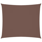 Voile de parasol tissu oxford rectangulaire 2,5x3 m marron