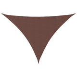 Voile de parasol tissu oxford triangulaire 4x4x5,8 m marron