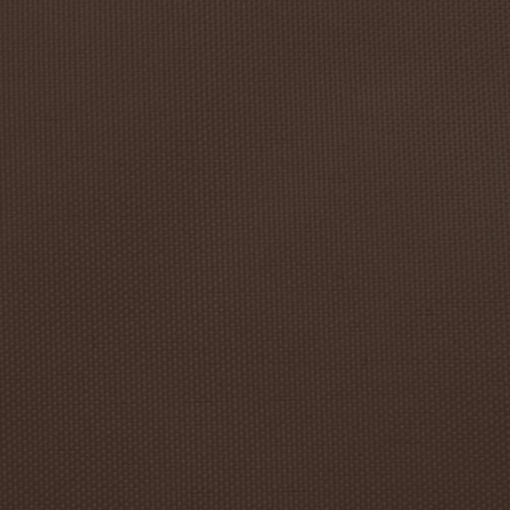 Voile de parasol Tissu Oxford trapèze 3/4x3 m Marron