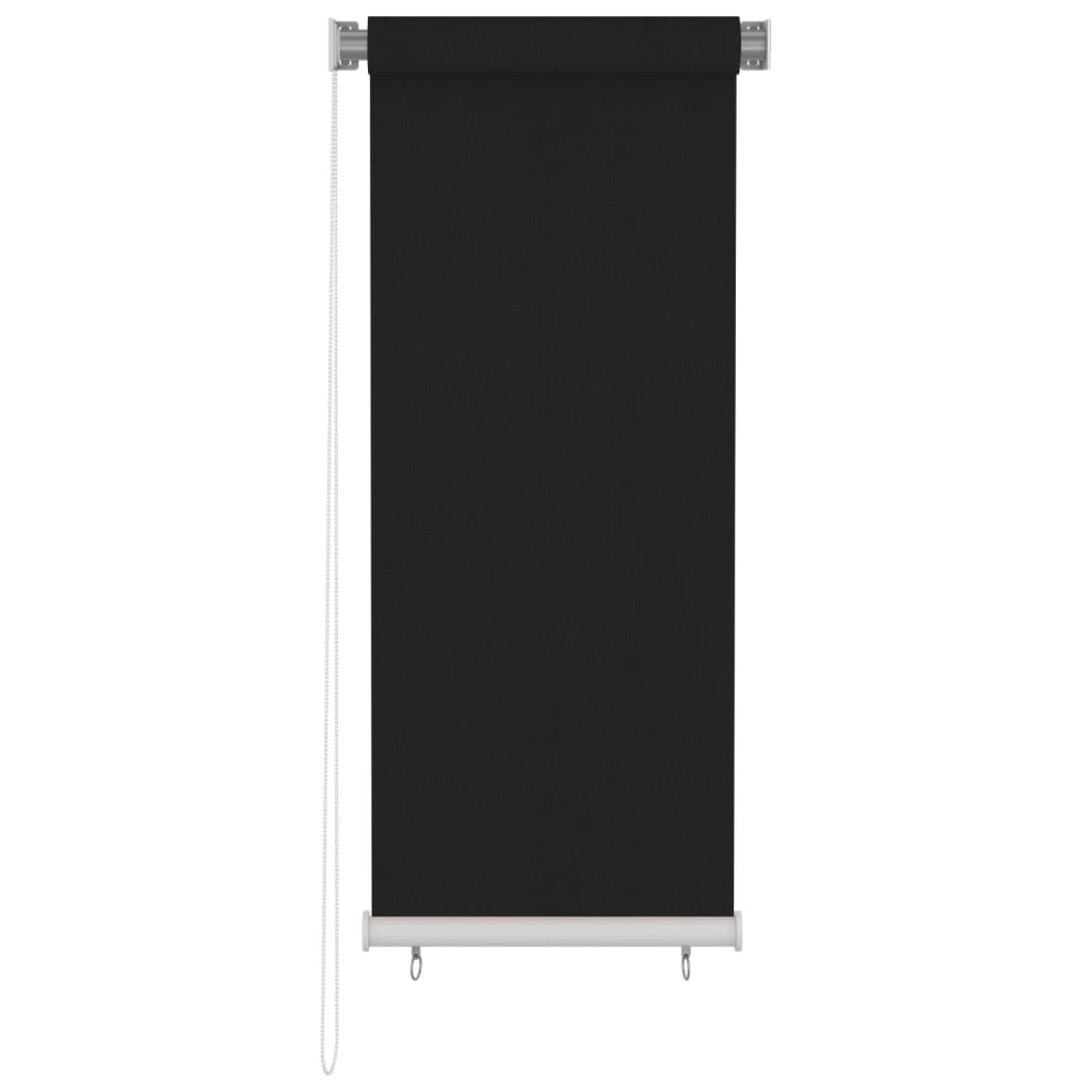 Außenrollo 60x140 cm Schwarz