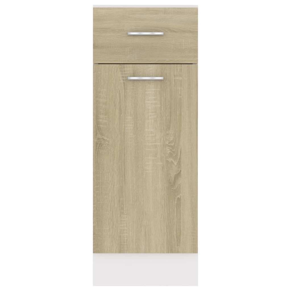 Armoire de plancher tiroir Chêne sonoma 30x46x81,5 cm Aggloméré