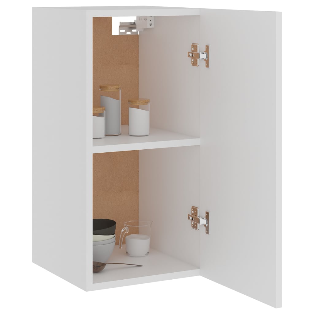 Armoire suspendue Blanc 29,5x31x60 cm Bois d'ingénierie