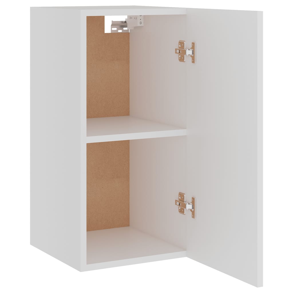 Armoire suspendue Blanc 29,5x31x60 cm Bois d'ingénierie