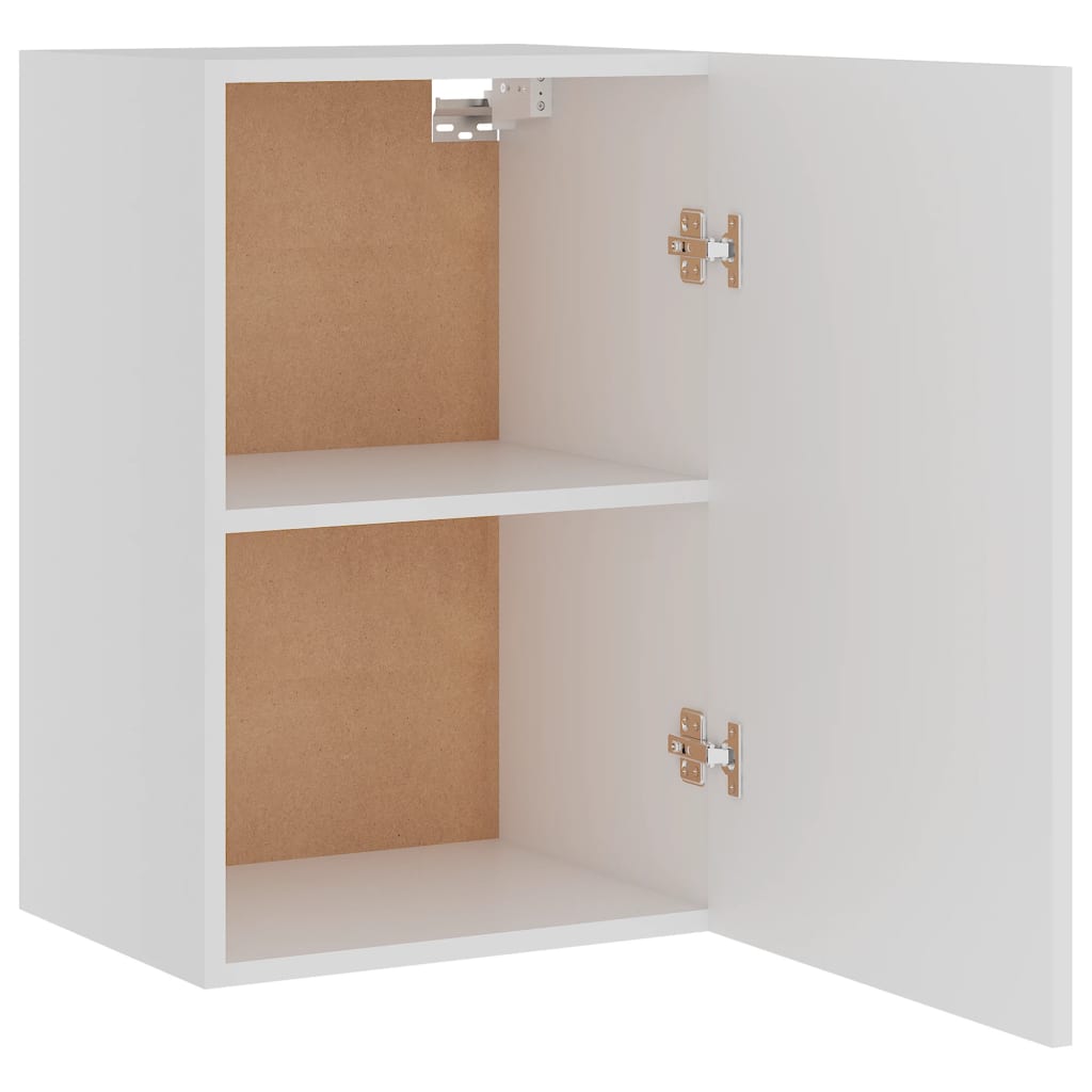 Armoire suspendue Blanc 39,5x31x60 cm Bois d'ingénierie