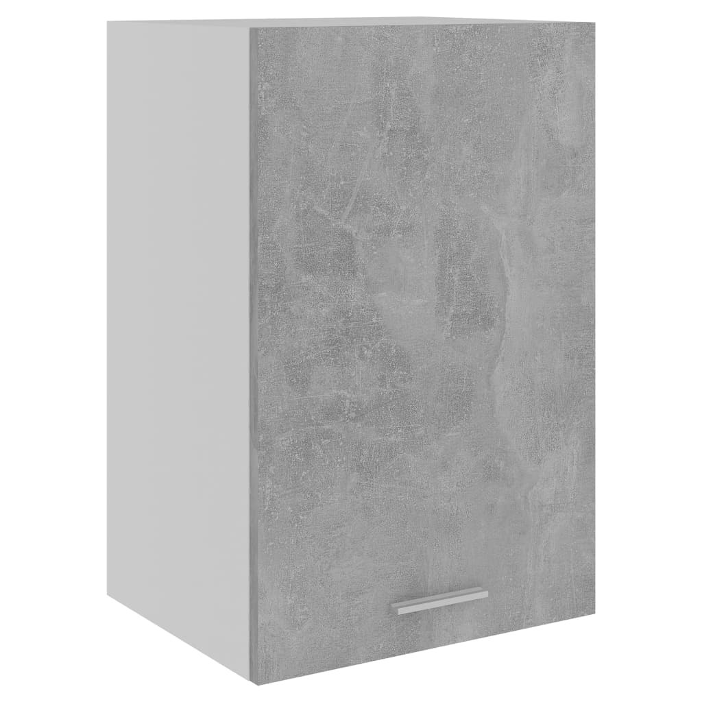 Armoire suspendue Gris béton 39,5x31x60 cm Bois d'ingénierie