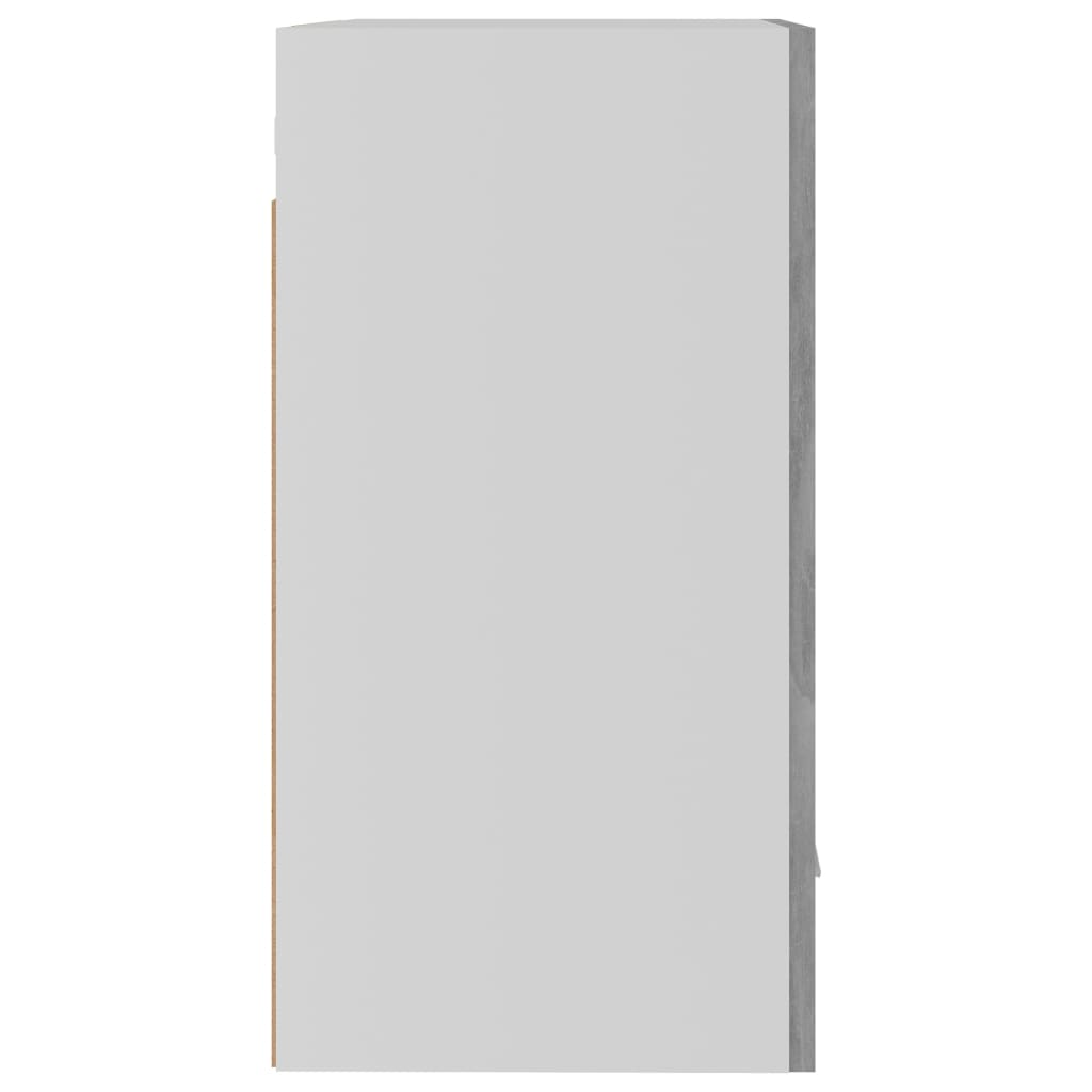 Armoire suspendue Gris béton 50x31x60 cm Bois d'ingénierie