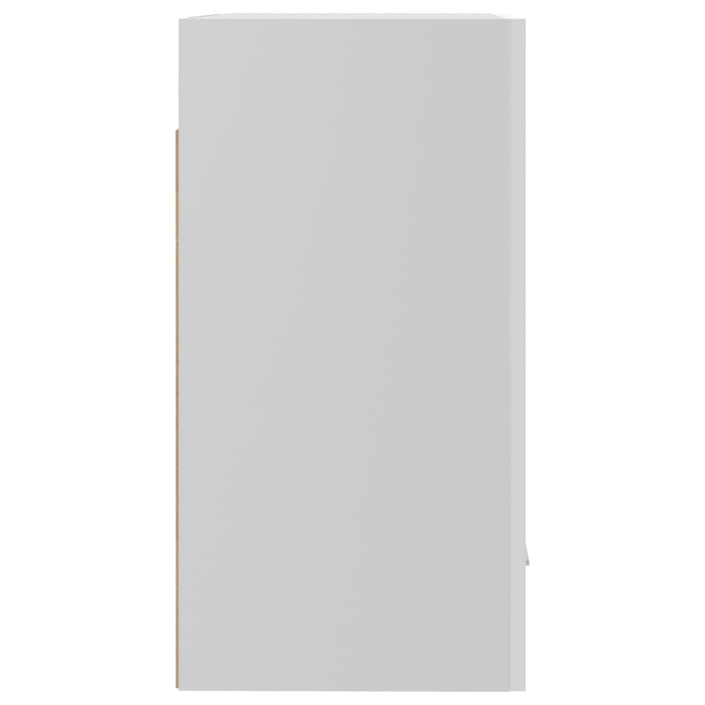 Armoire suspendue Blanc brillant 50x31x60 cm Bois d'ingénierie