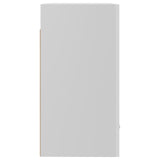 Armoire suspendue Blanc brillant 50x31x60 cm Bois d'ingénierie