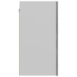 Armoire suspendue Gris béton 60x31x60 cm Bois d’ingénierie