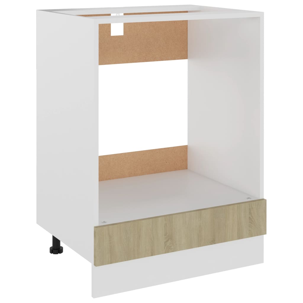 Ofenschrank Sonoma-Eiche 60x46x81,5 cm Holzwerkstoff