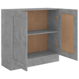 Bibliothèque Gris béton 82,5x30,5x80 cm Bois d'ingénierie