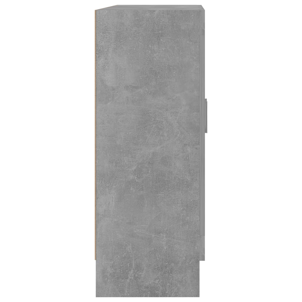 Bibliothèque Gris béton 82,5x30,5x80 cm Bois d'ingénierie