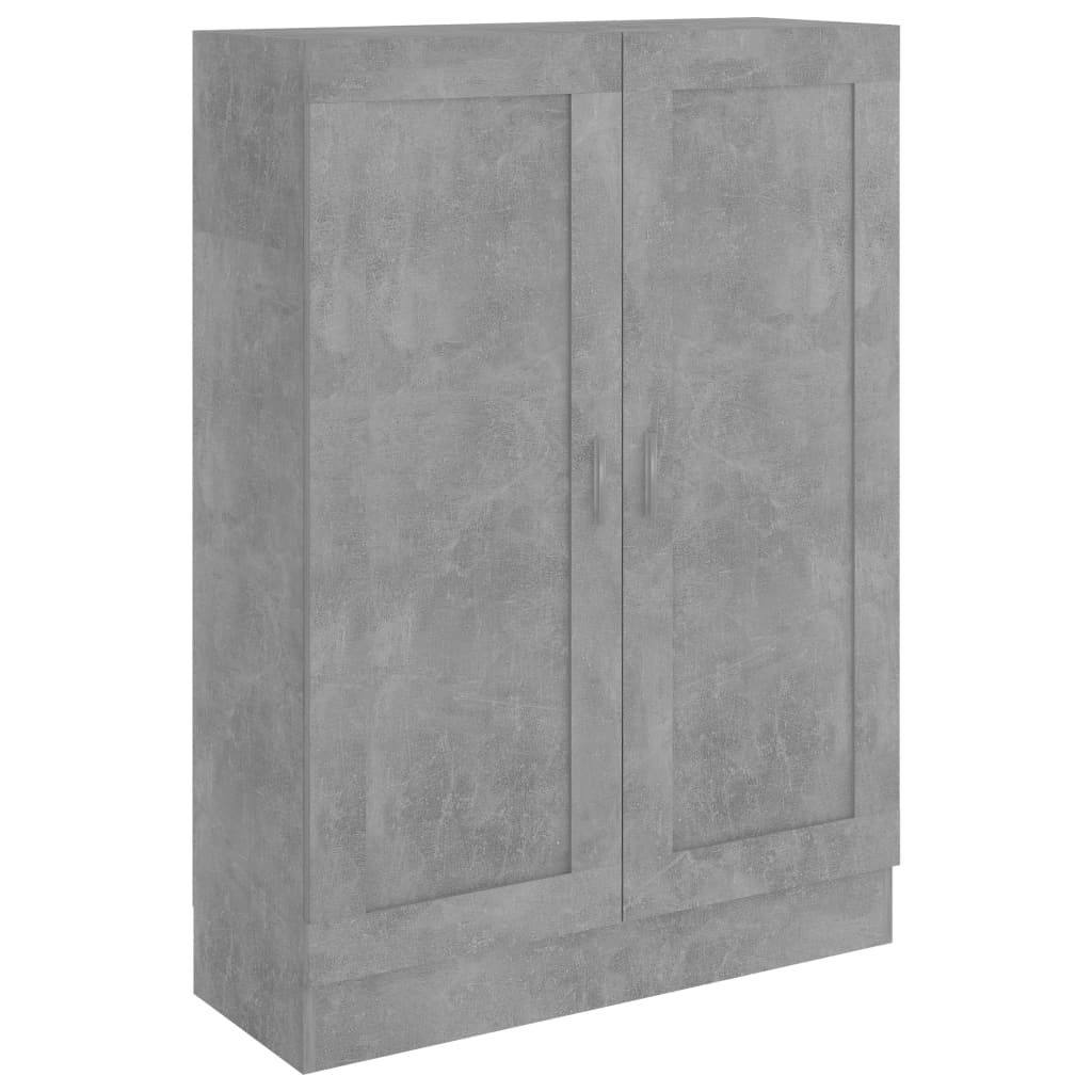 Bibliothèque Gris béton 82,5x30,5x115 cm Bois d'ingénierie