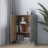 Concrete Grey Bookcase 82.5x30.5x115 cm Engineered Wood