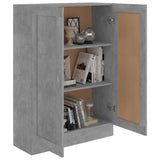 Concrete Grey Bookcase 82.5x30.5x115 cm Engineered Wood