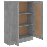 Concrete Grey Bookcase 82.5x30.5x115 cm Engineered Wood