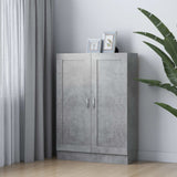 Concrete Grey Bookcase 82.5x30.5x115 cm Engineered Wood